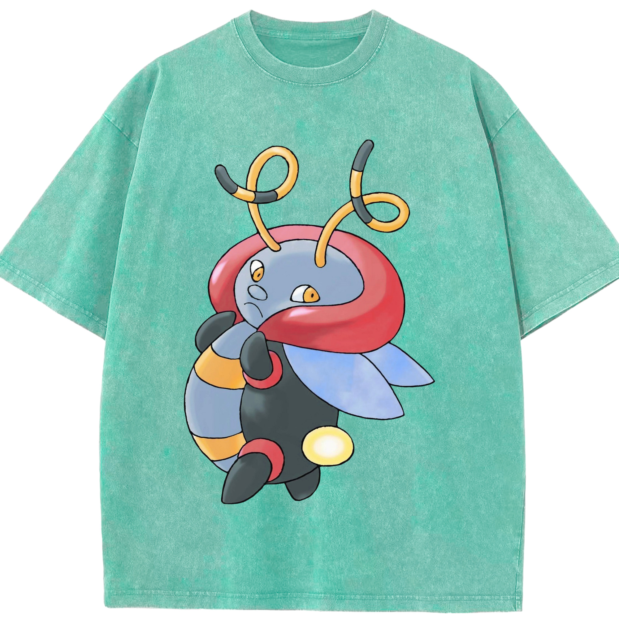 （画像用） ポケットモンスター Pokémon 綿100% ヴィンテージ風 半袖Tシャツ（フロントプリント）